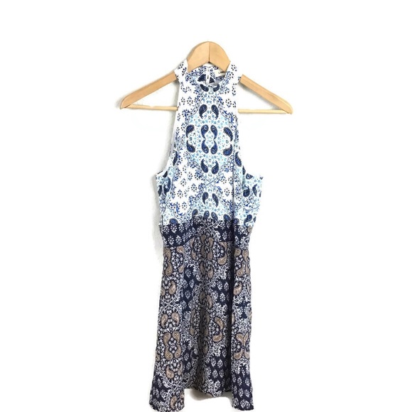 L’agence Dress Floral A Line High Neck - Picture 1 of 7